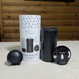 ONYX LEOPARD Brumate HOPSULATOR TRIO 3-in-1 Can Cooler